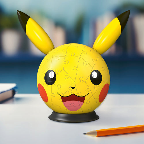 Ravensburger 3D puzzle ball Pokémon Pikachu with ears - German Edition Ravensburger