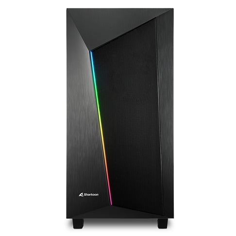 Sharkoon REV100, Tower Case (Black, Tempered Glass)