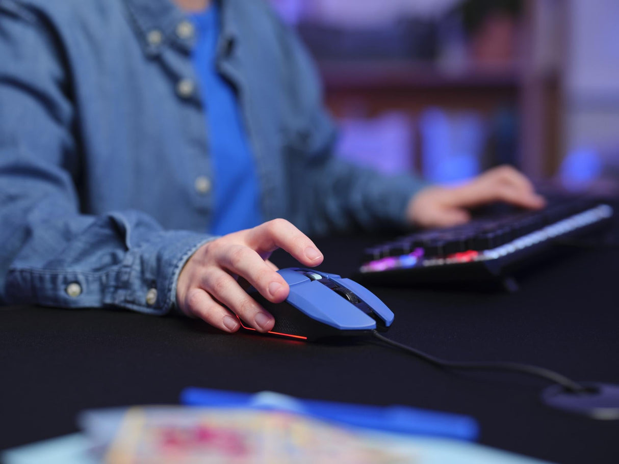 TRUST GXT109B FELOX GAMING MUS - BLÅ