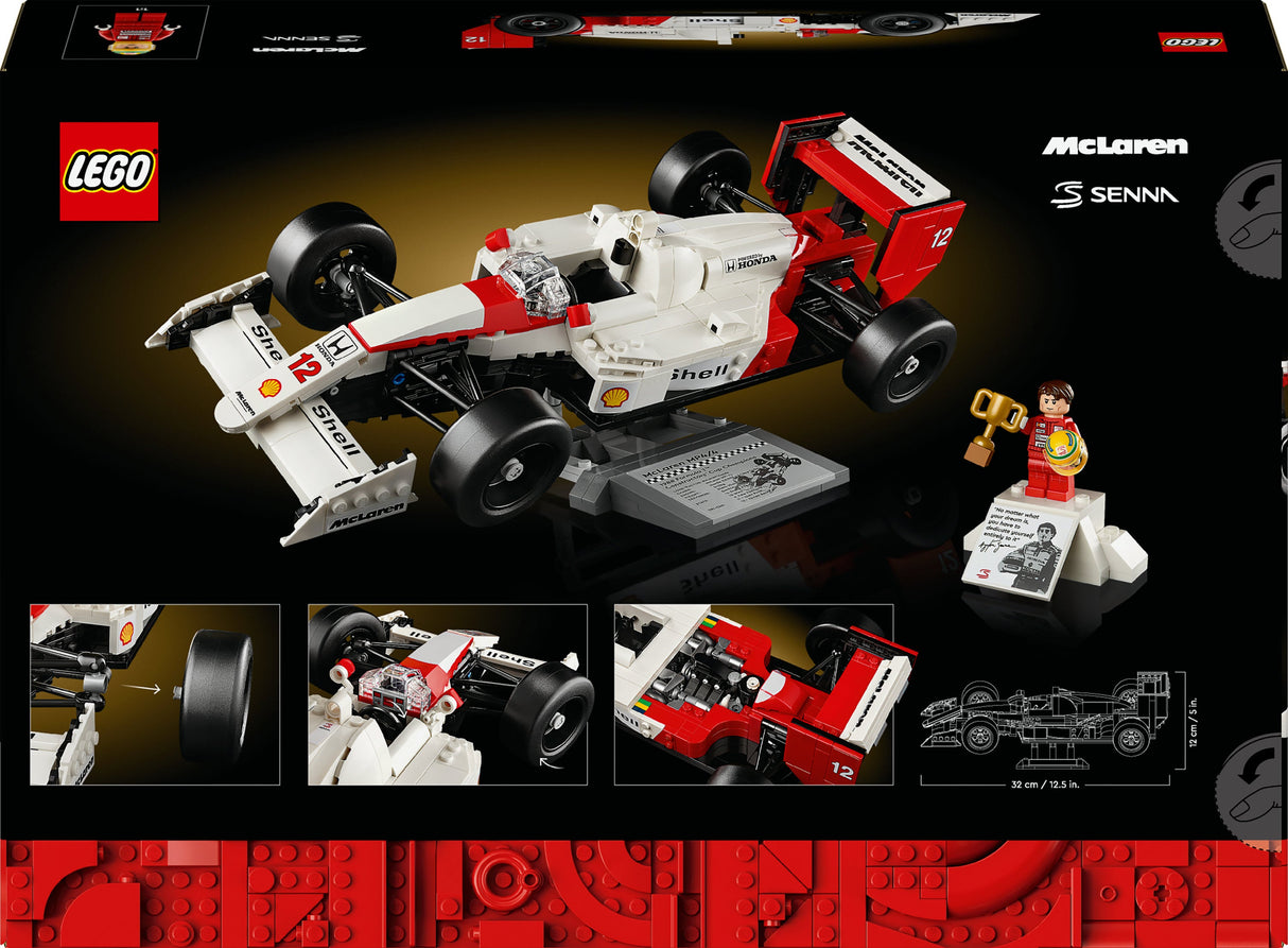 LEGO 10330 Ikoner McLaren MP4/4 & Ayrton Senna, Byggleksak