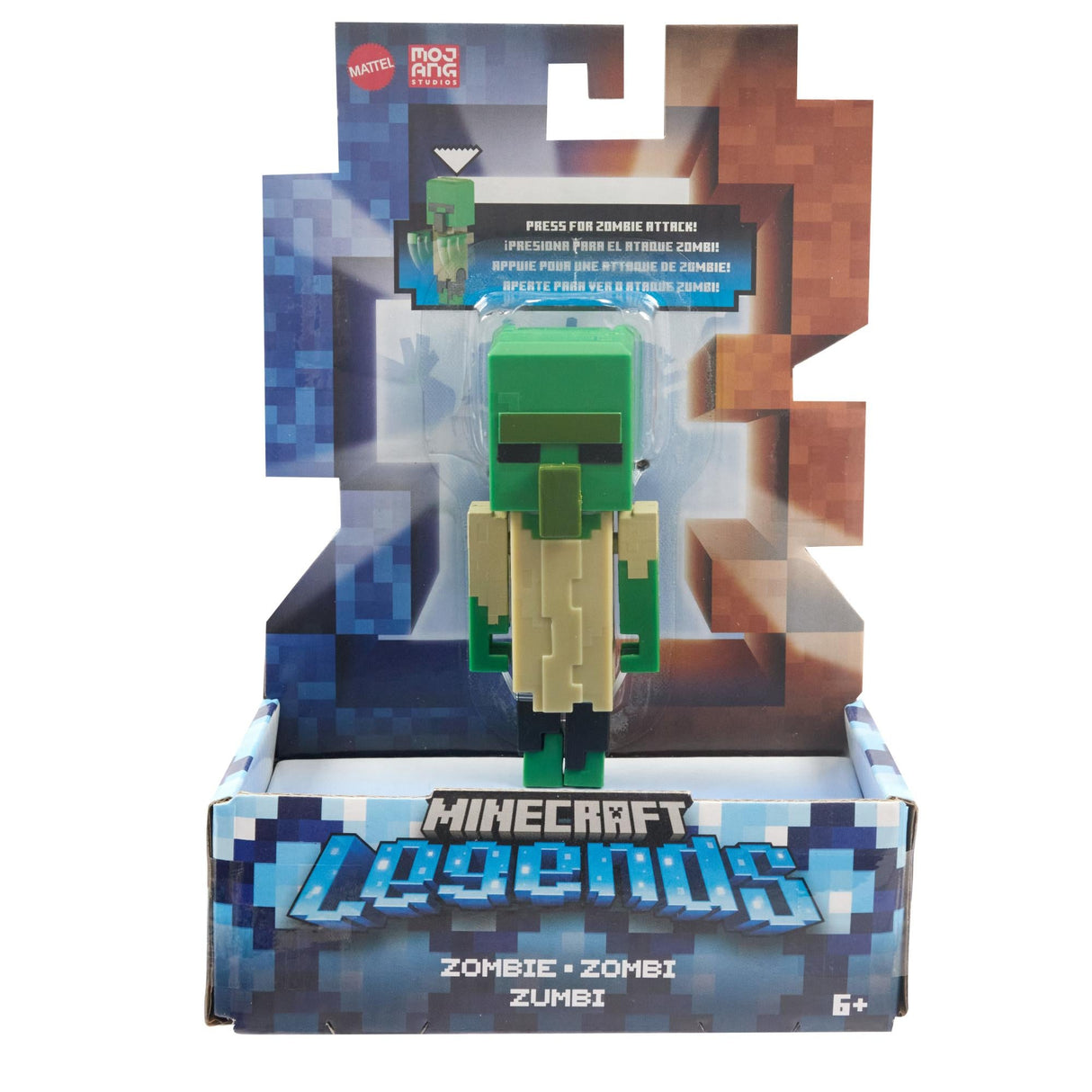 Minecraft - Legends 3,25 Tum Actionfigur - Zombie