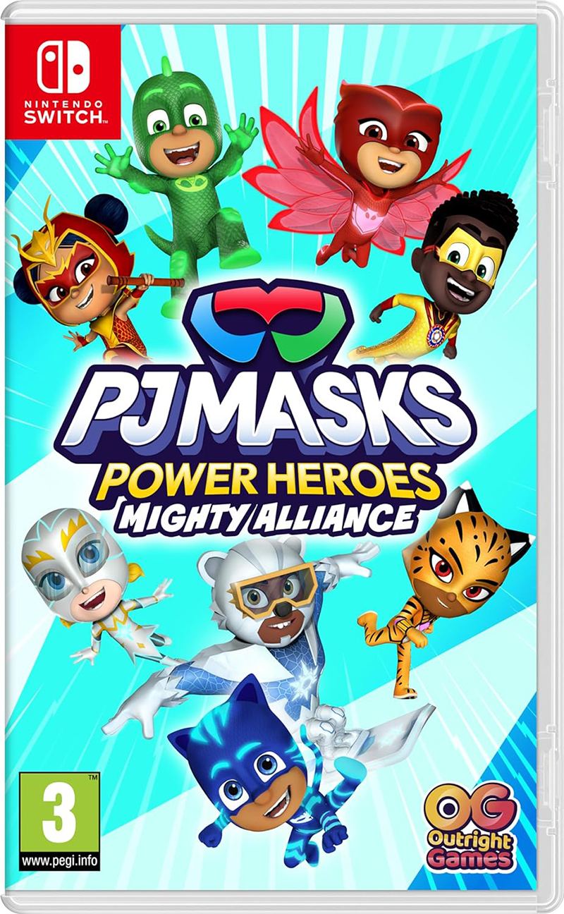 PJ Masks Power Heroes: Mighty Alliance – Nintendo Switch-emballage