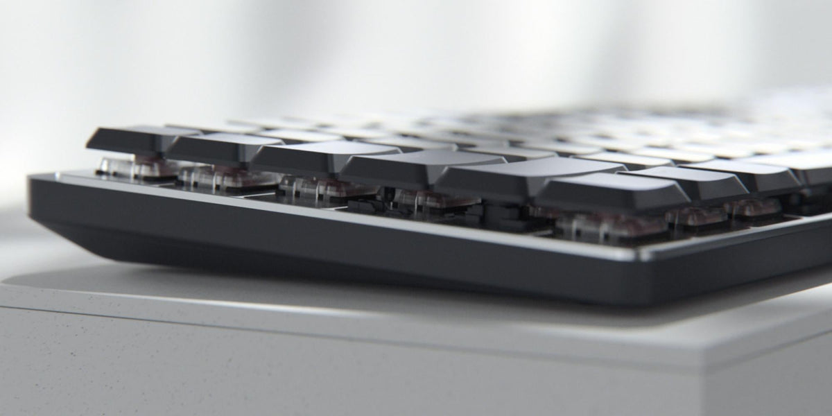 Logitech - MX Mechanical Mini for Mac Minimalist Wireless Illuminated Keyboard SPACE GREY - Nordic Logitech