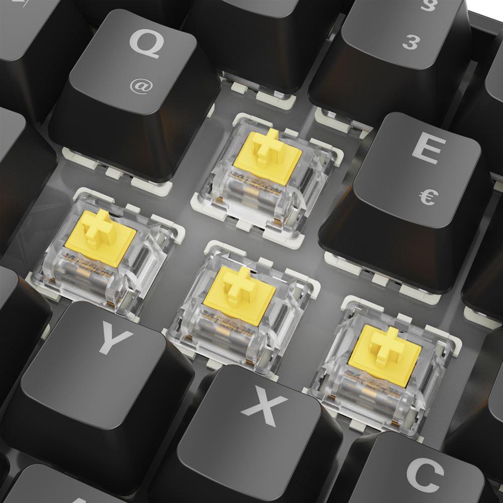 Sharkoon SKILLER SGK50 S4 Gen2 (black, DE layout, Gateron Yellow) Sharkoon