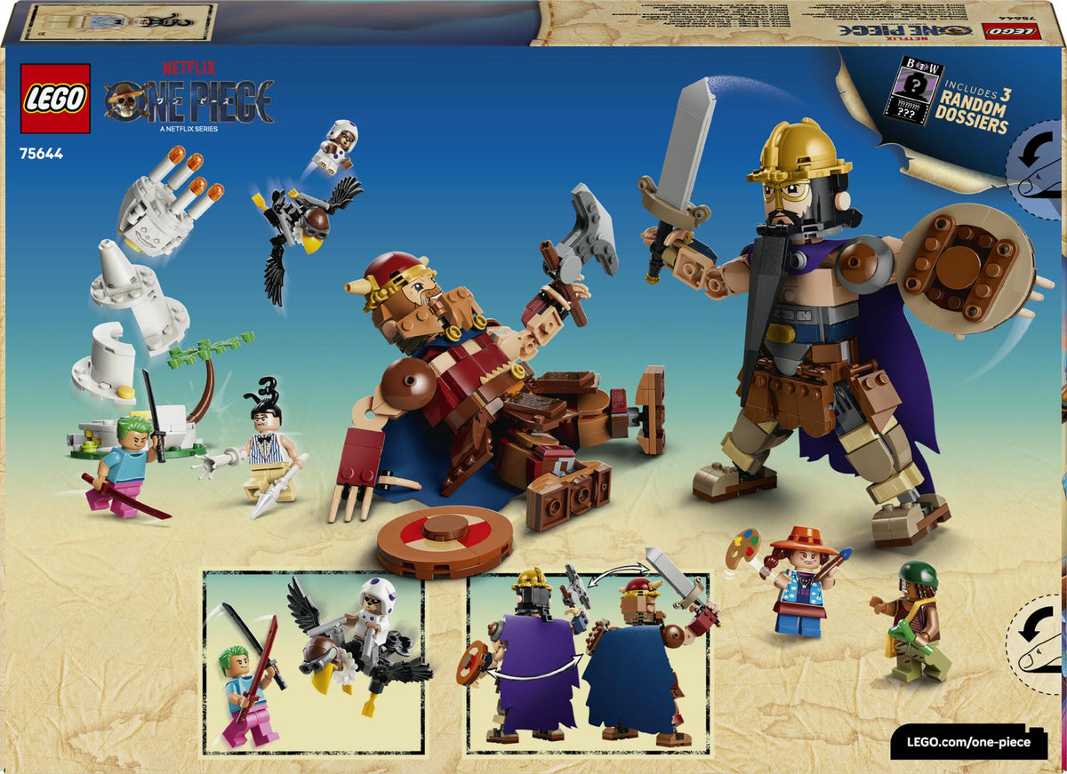LEGO - ONE PIECE - Dorry vs. Brogy – Giants of Little Garden (75644) LEGO