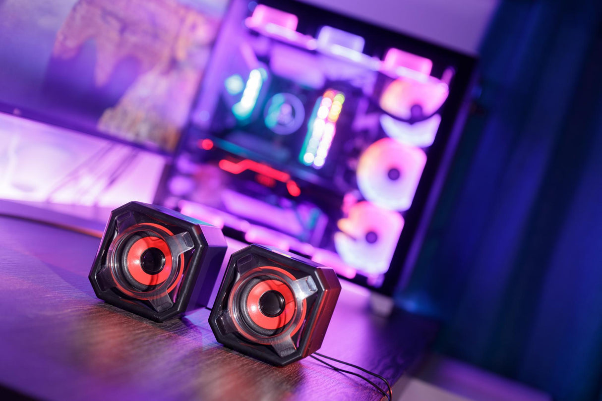 SUREFIRE - Gator Eye Gaming-högtalare, Röd