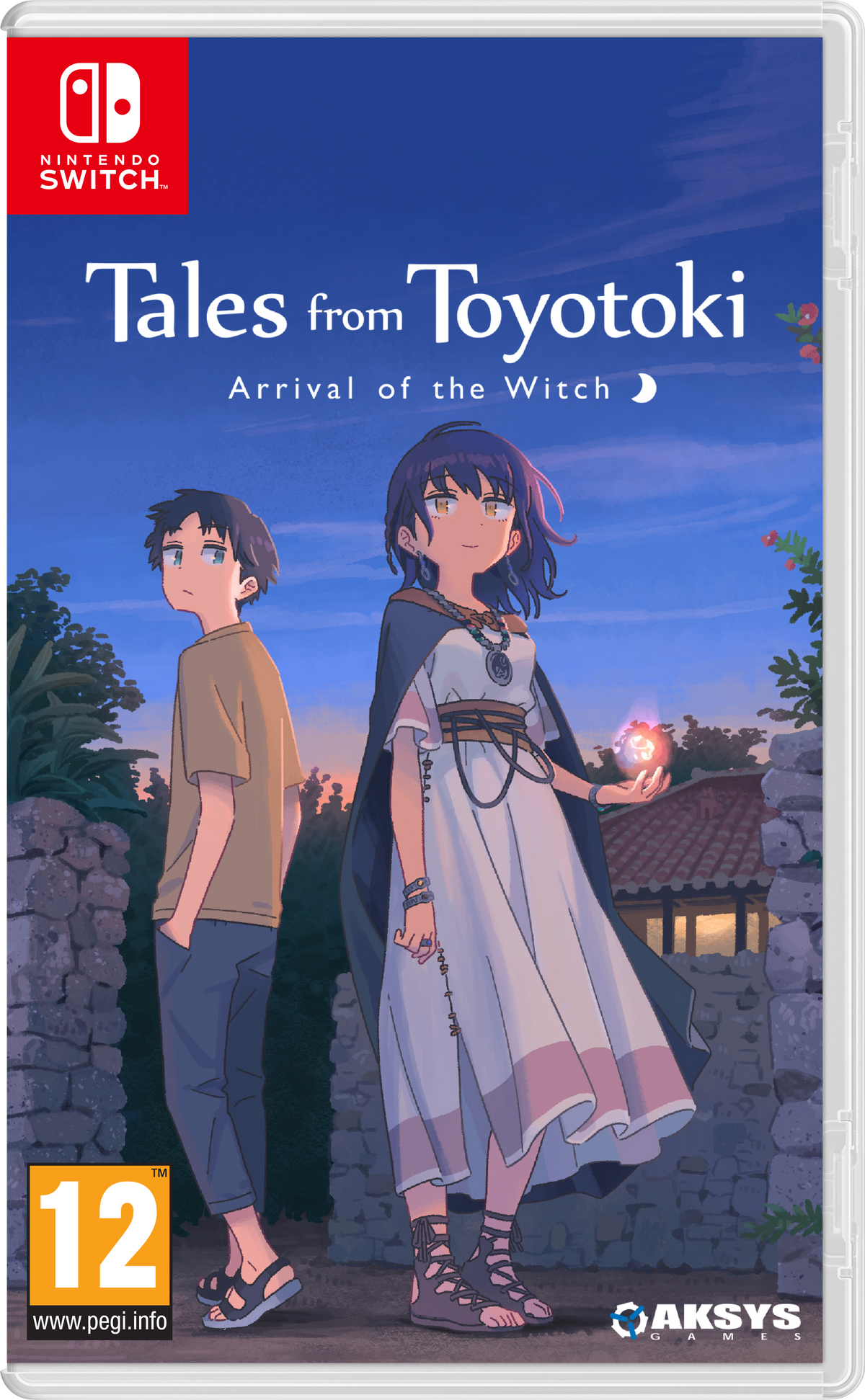 Tales from Toyotoki: Arrival of the Witch – omslag til Nintendo Switch