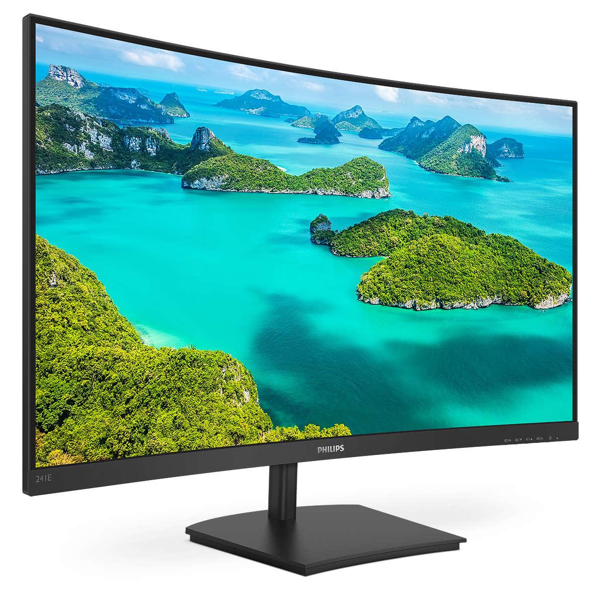 Philips E-line 241E1SCA 24 1920 X 1080 (Full HD) VGA (HD-15) HDMI 75Hz