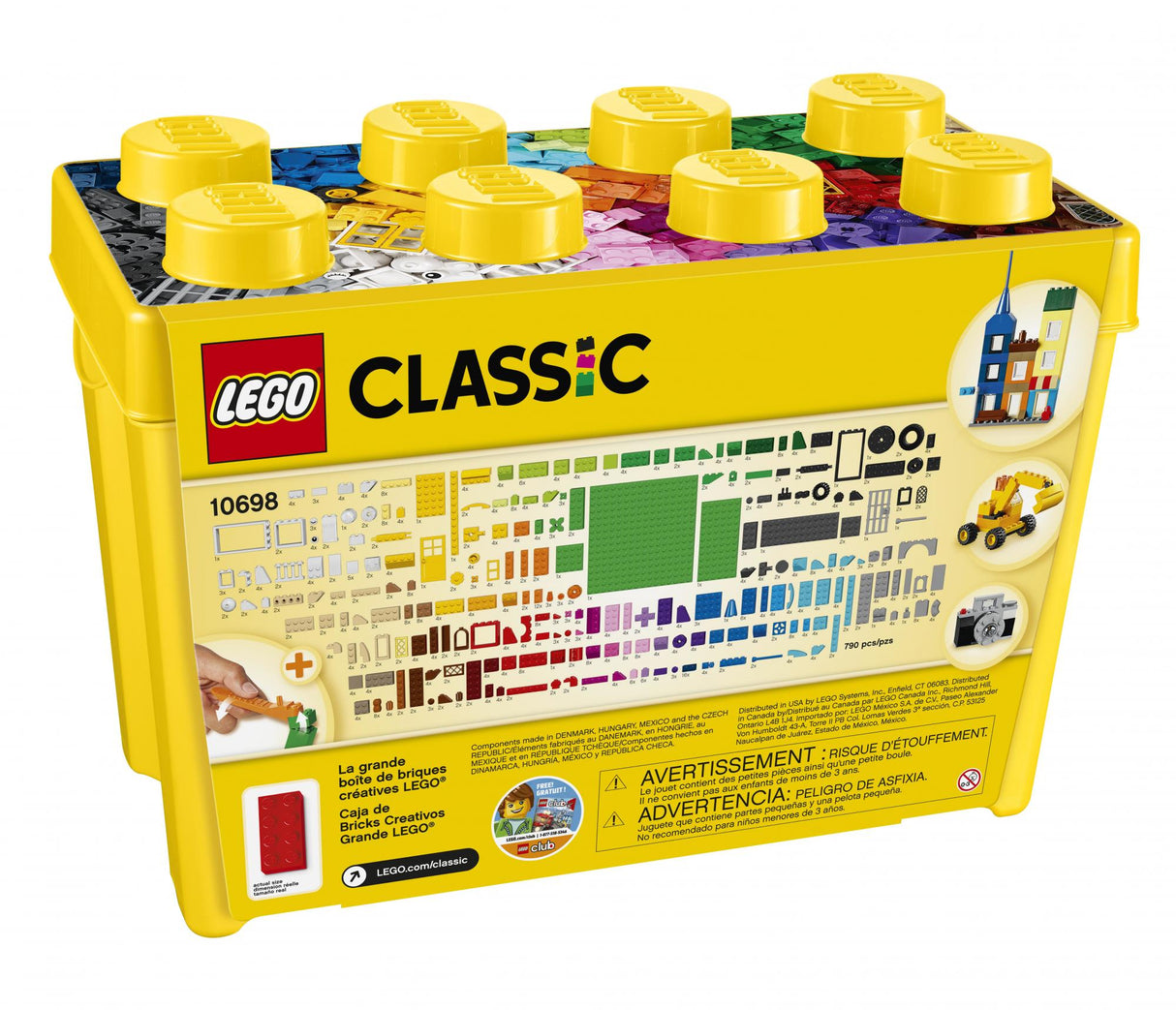 LEGO Classic - Stor Kreativ Klosslåda (10698)