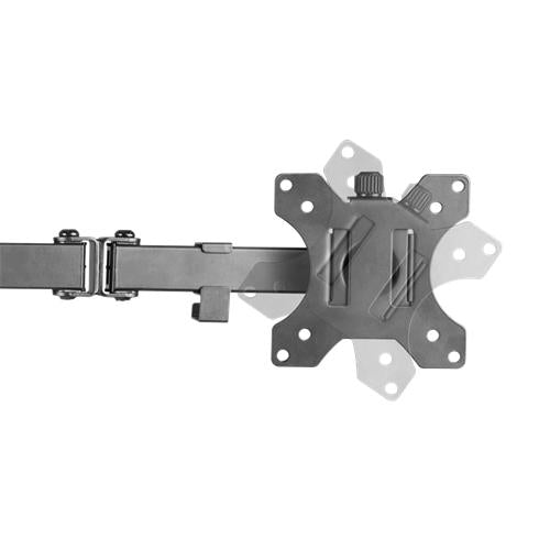 Deltaco - Dual Monitor Monitor Arm - 13"-32" Monitors - Svart