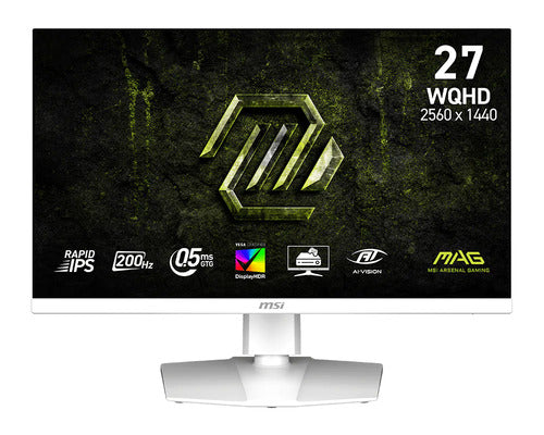 MSI MAG 274QRFWDE E20 – 27″ WQHD-gamingskærm, hvid – skærmens egenskaber