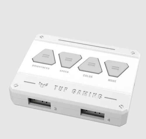 ASUS TUF Gaming TF120 ARGB case fan White Edition 3IN1 – kabinetblæser – Hvid – 3-pak
