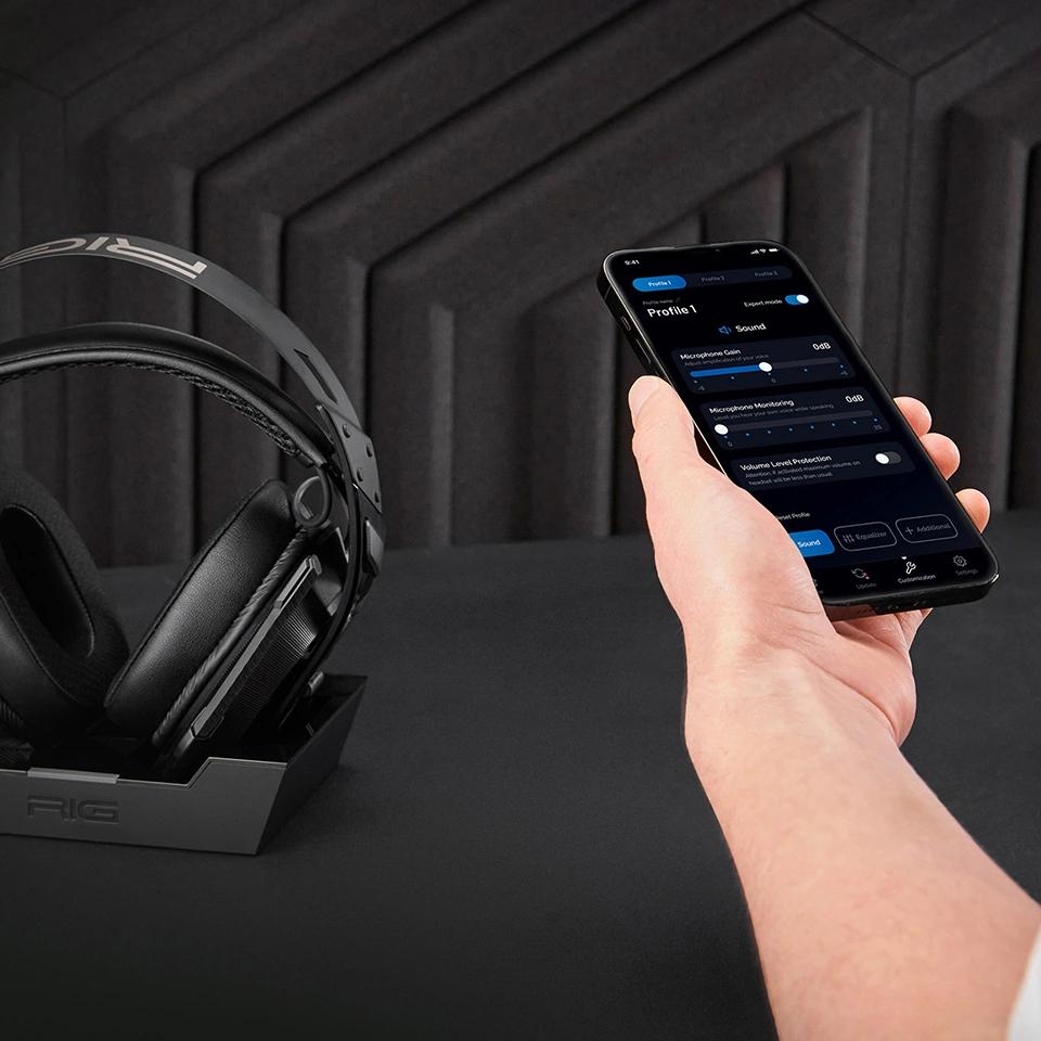 Nacon - Rig Wireless Headset 900 Max HX - Black Nacon