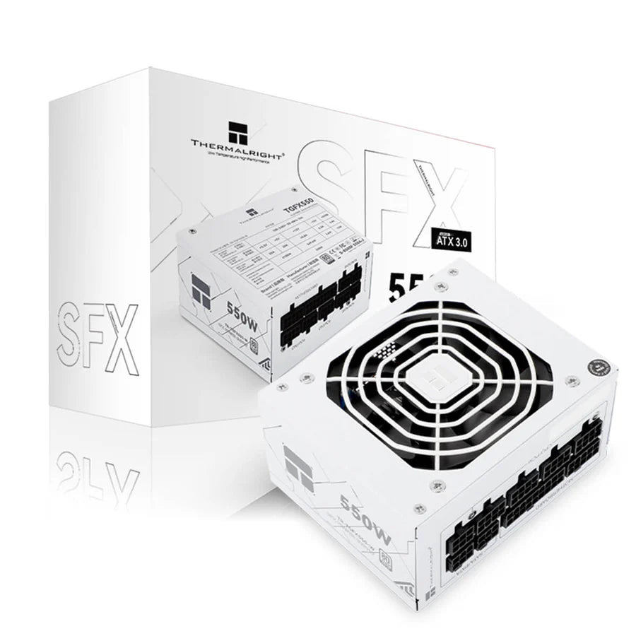 Thermalright TR-TGFX 550W, Vit, 80+ Guld Modulär Nätaggregat, SFX