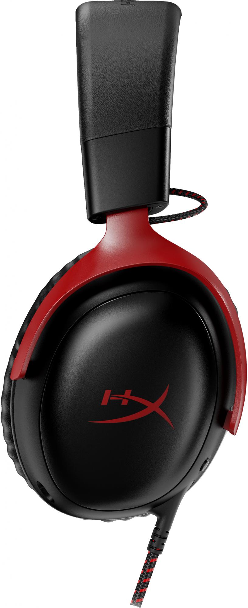 HyperX Cloud 3 Kabelheadset Svart Röd