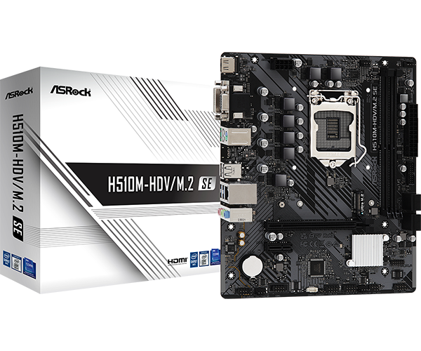 ASRock H510M-HDV/M.2 SE LGA1200 DDR4
