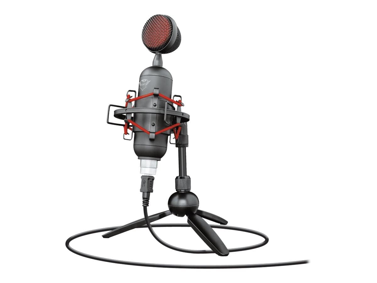 Trust Gaming GXT 244 Buzz Mikrofonkabel Svart Röd