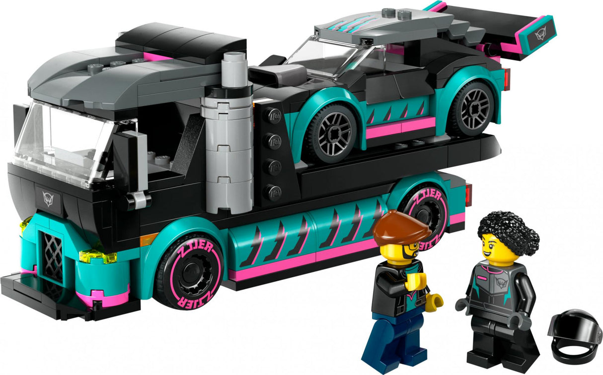 LEGO 60406 City Car Transporter with Racing Car, construction toy LEGO