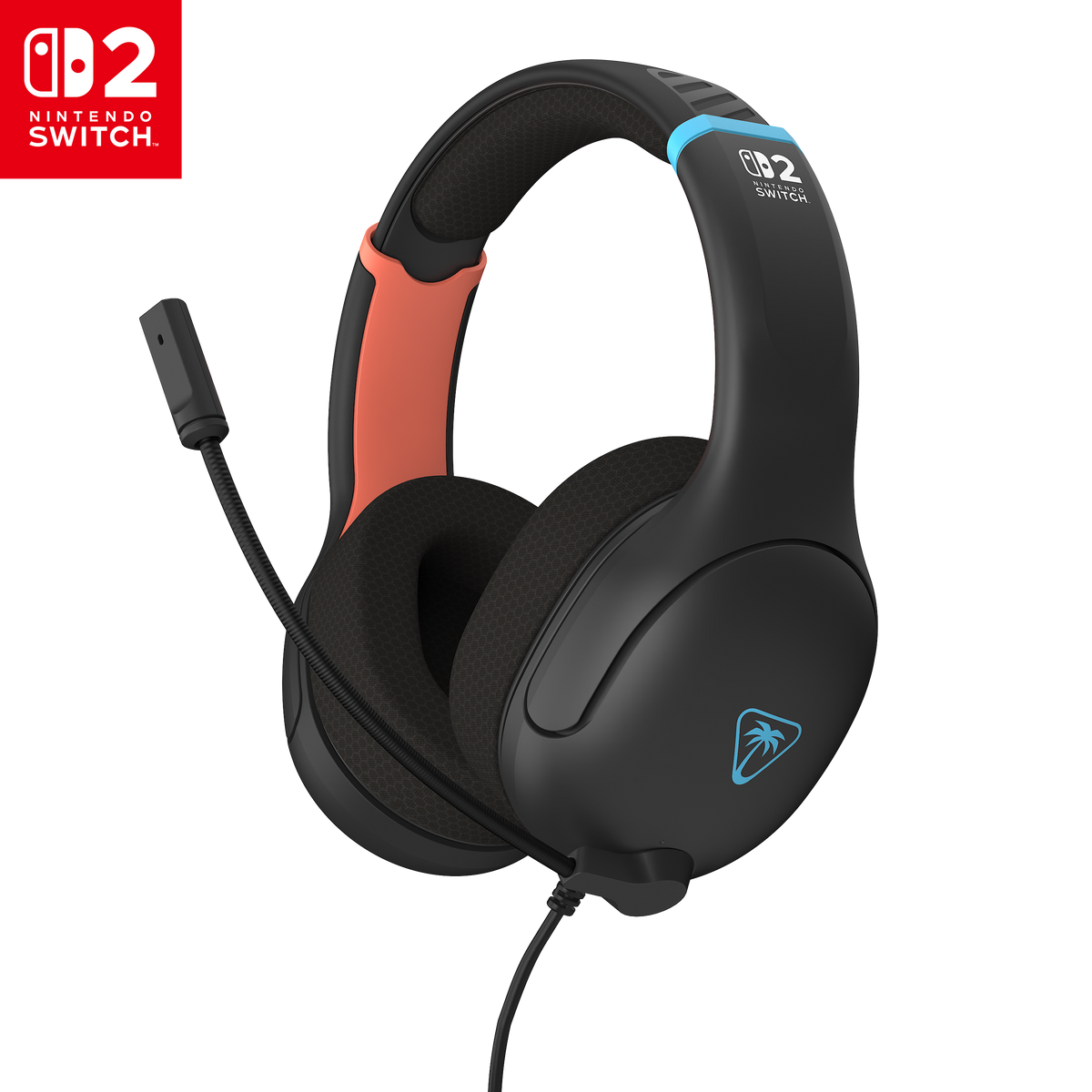 Turtle Beach Airlite Fit Headset Charcoal Black for Nintendo Switch™ 2
