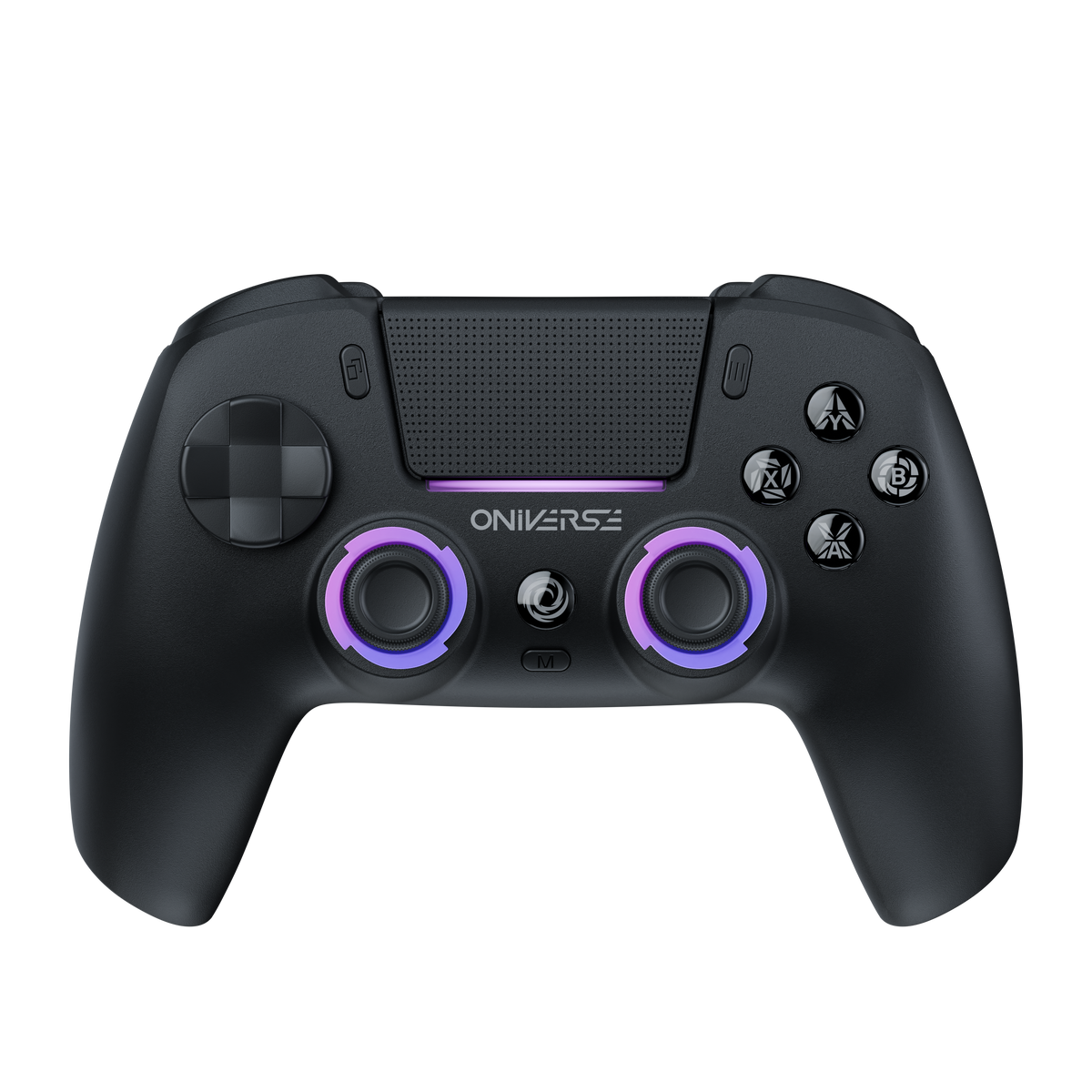 Oniverse Starion – trådløs PS5-controller i Obsidian Black – forside