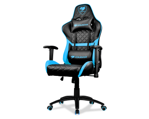 COUGAR Armor One Gamer Stol Svart Blå