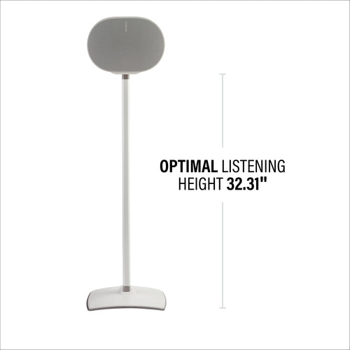 Sanus WSSE31 – gulvstander til Sonos Era 300 – hvid – produktbillede 6