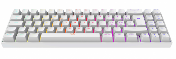 Havit KB496L Vit 65 % Speltangentbord RGB-ljus