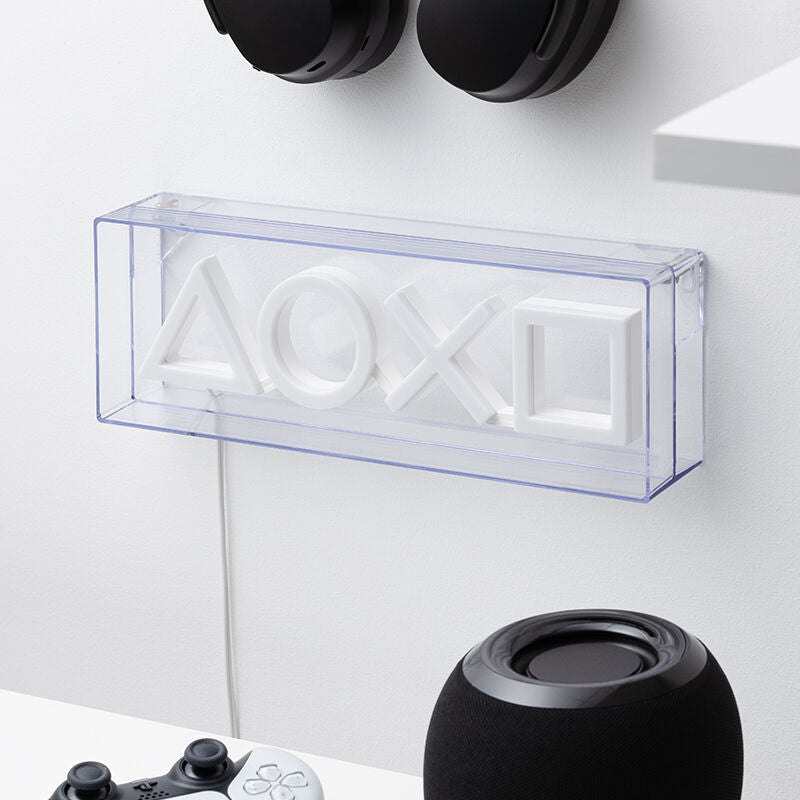 Playstation Symboler LED Neonljus 15 X 30 Cm