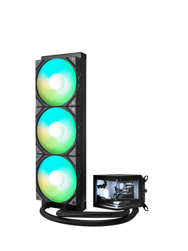 TRYX PANORAMA 360mm AIO Liquid Cooler ARGB Svart
