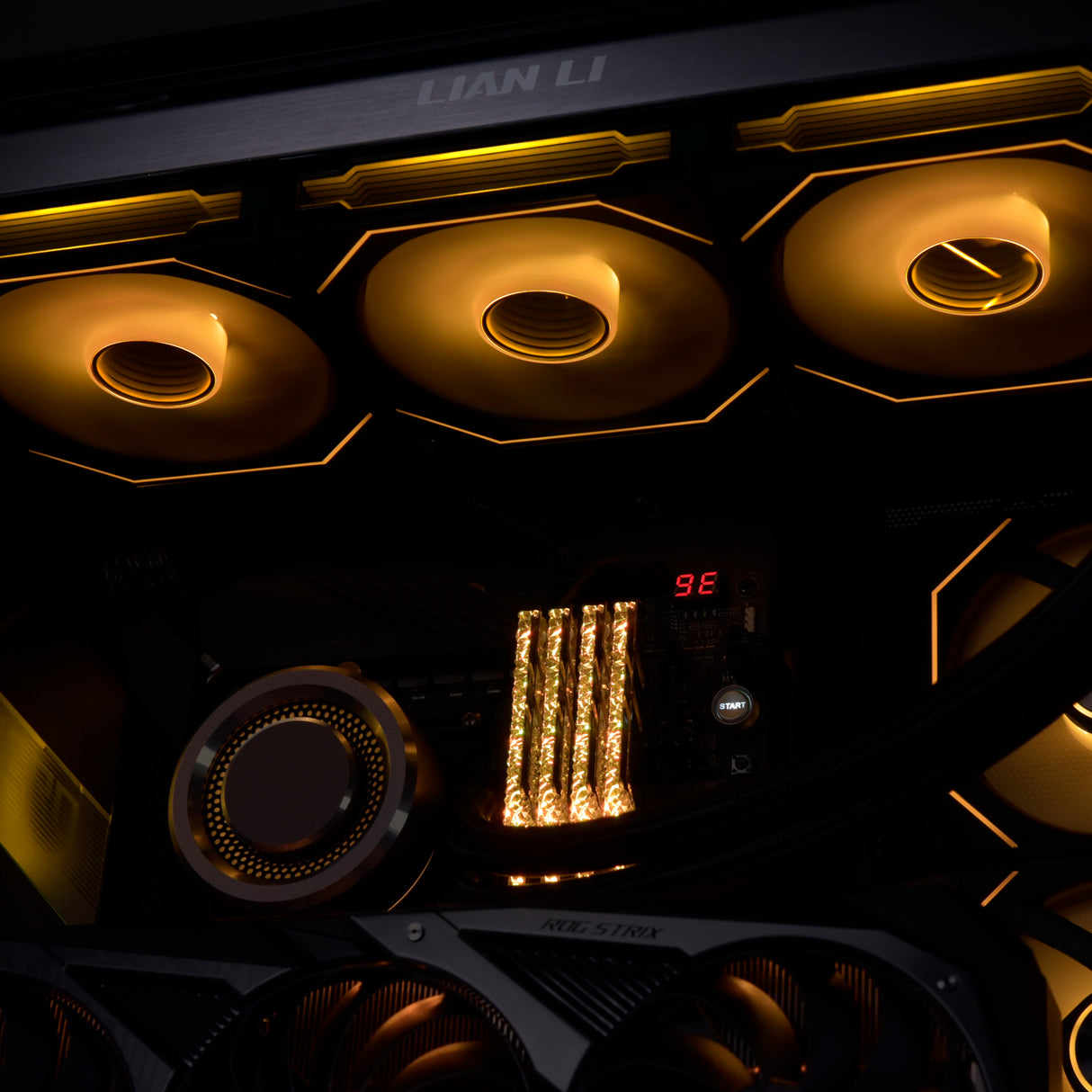 Lian li UNI FAN SL INF Blæser Sort - 120mm infinity RGB, PWM