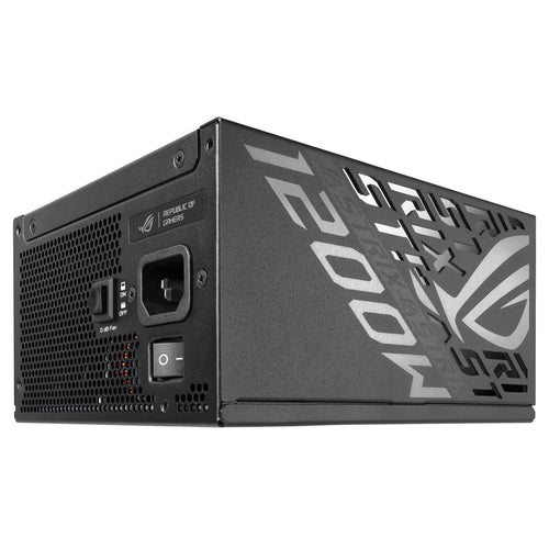 ASUS ROG Strix 1200P Gaming E – 1200 W Platinum PSU – netstik og side