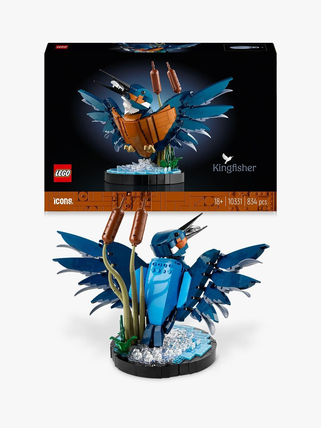 LEGO 10331 Ikoner Kungsfiskare, Byggleksak