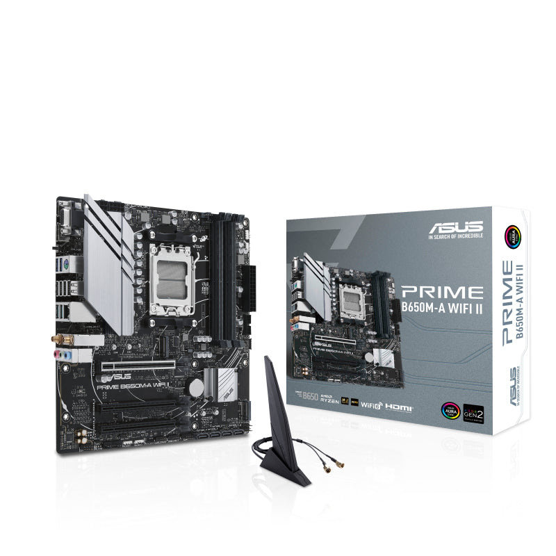 ASUS PRIME B650M-A WIFI II (mATX, B650, AM5)