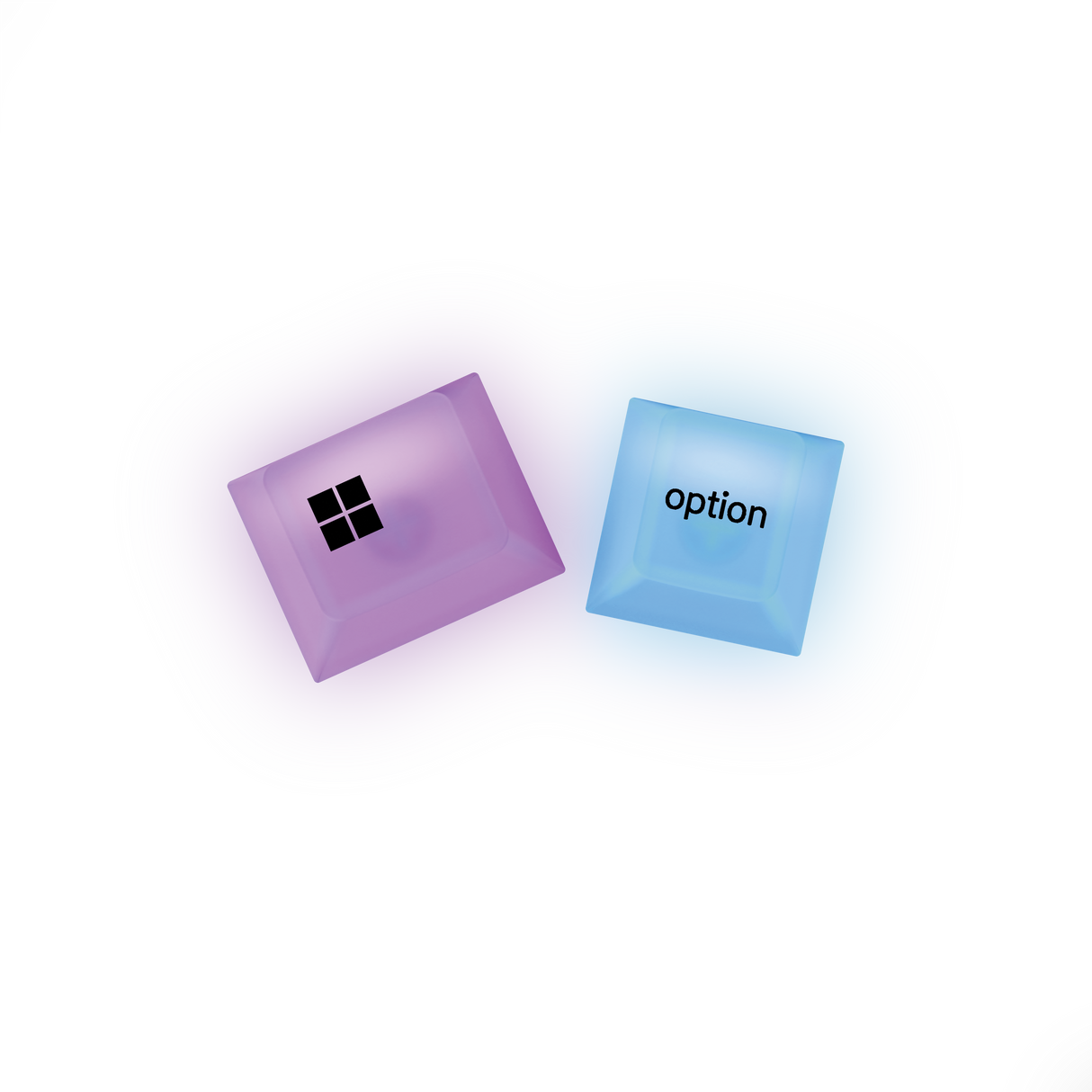 Glorious Polychroma V2 RGB Keycaps - Nordic ISO (131 St) - Cherry Profile