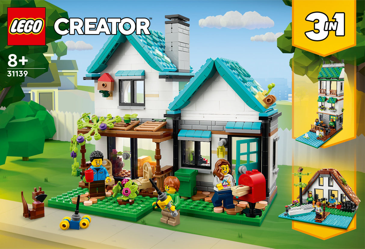 LEGO 31139 Creator 3-i-1 Cozy House Construction Toy