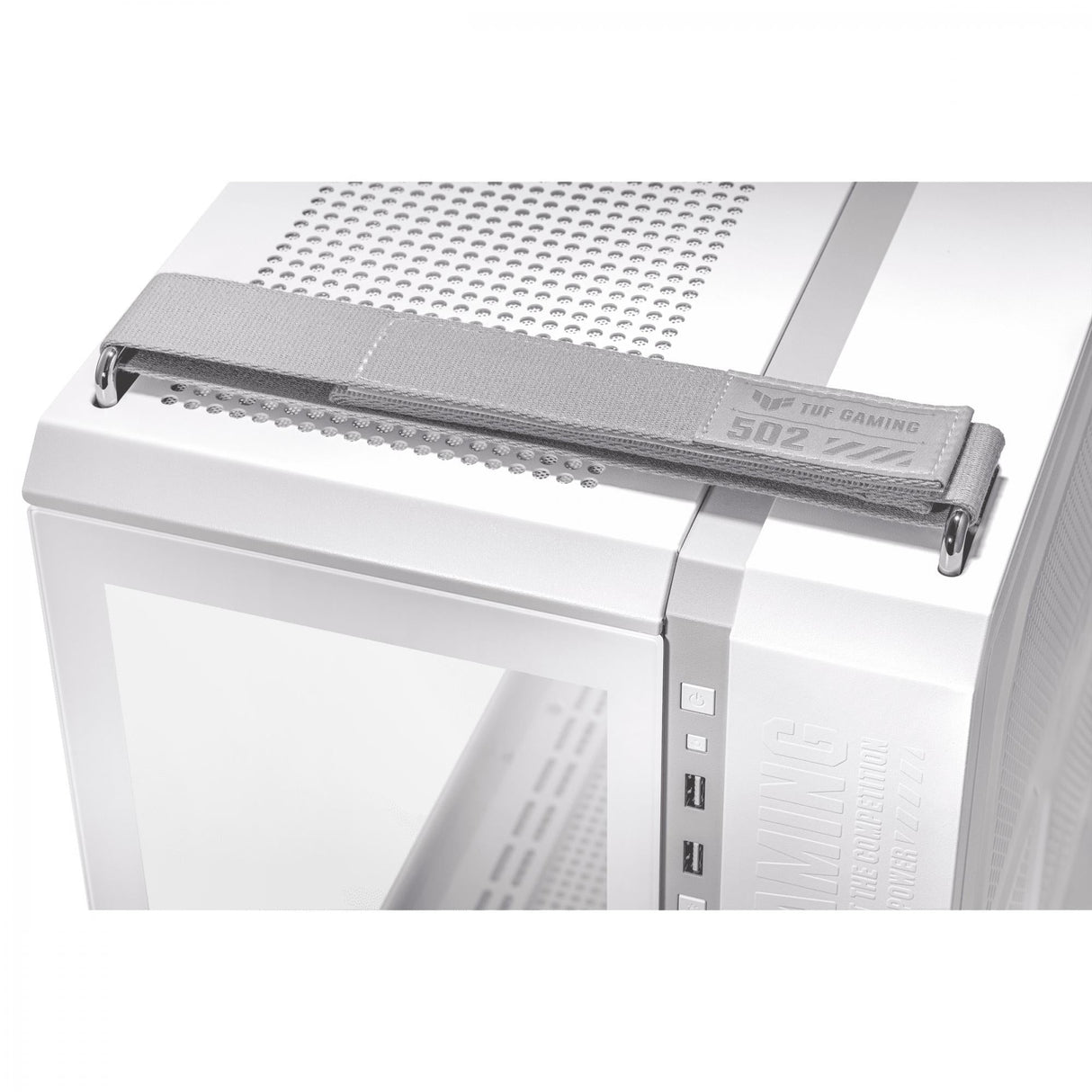 ASUS TUF Gaming GT502 Tempered Glass Dual Chamber Case White ASUS