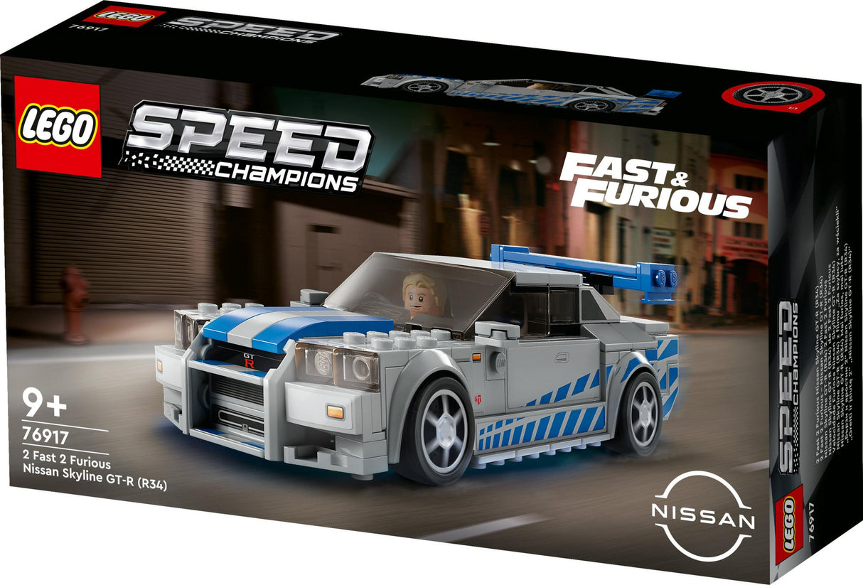 LEGO Speed Champions - 2 Fast 2 Furious Nissan Skyline GT-R R34 (76917)