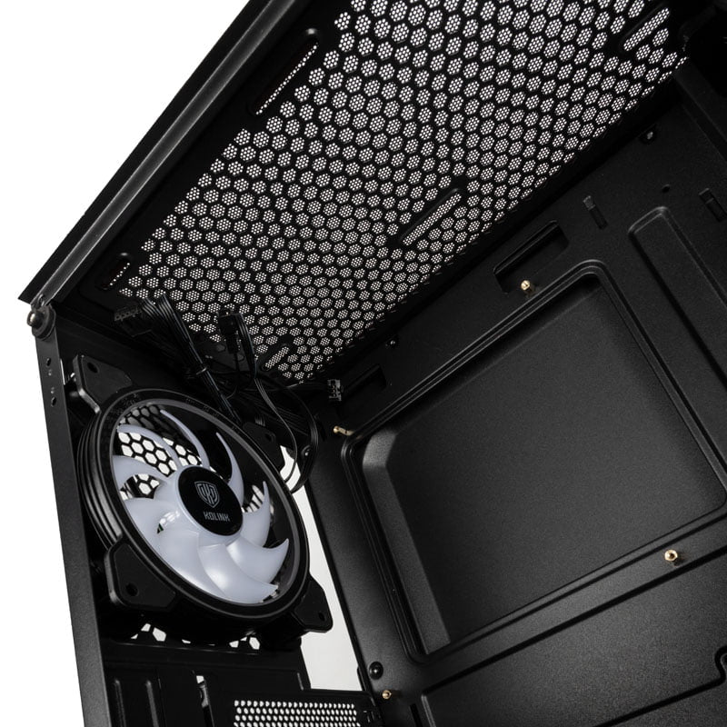 Kolink Inspire Series K10 Midi-Tower ARGB Gaming Case - Svart Fönster