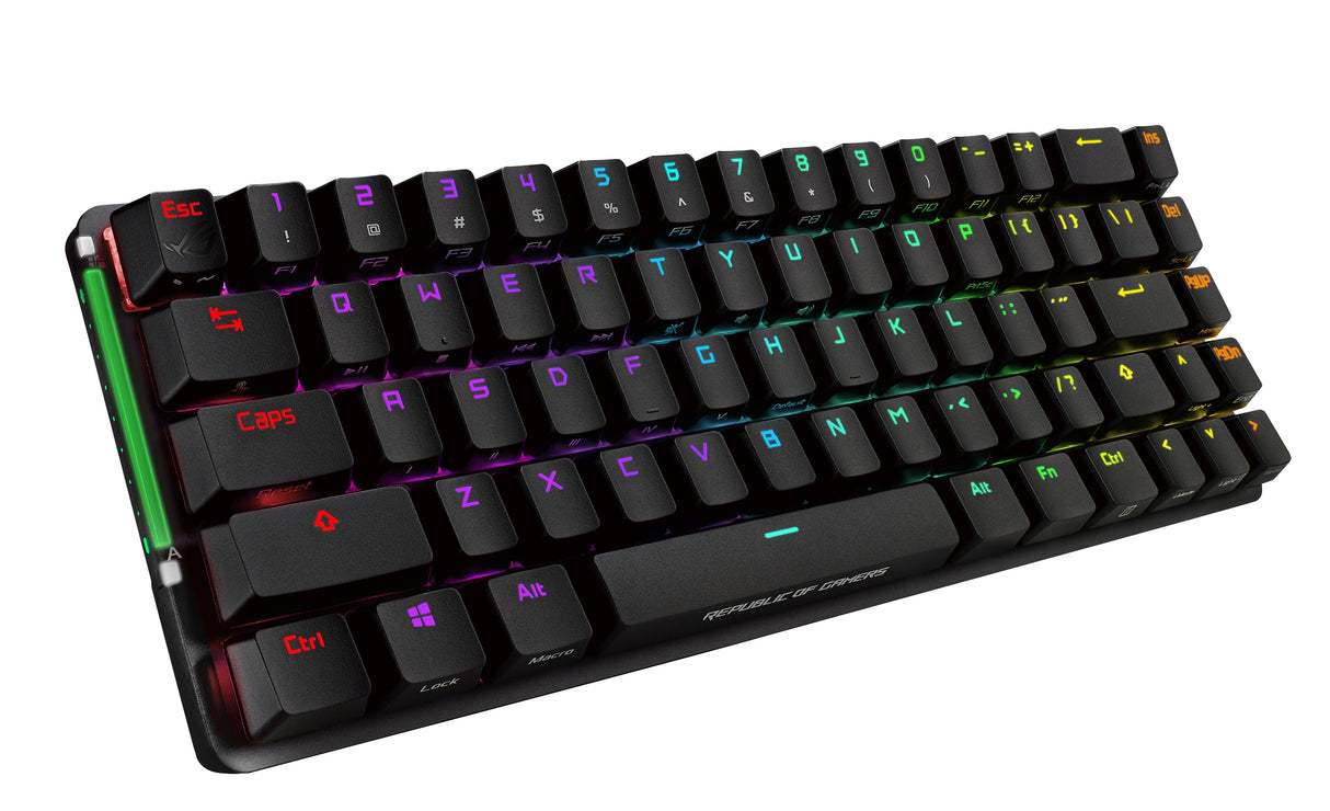 ASUS ROG FALCHION Trådlöst Mekaniskt RGB-speltangentbord 65 % Formfaktor (Cherry MX Red)