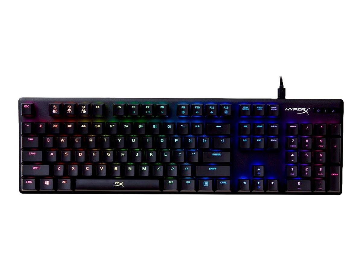 HyperX Alloy Origins Tangentbord Mekanisk RGB/16,7 Miljoner Färger Kabel USA