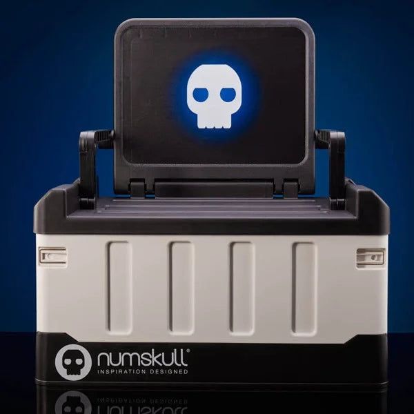 Numskull Officiell PS5-inspirerad Sovrumsförvaringslåda Med Hopfällbar Stol