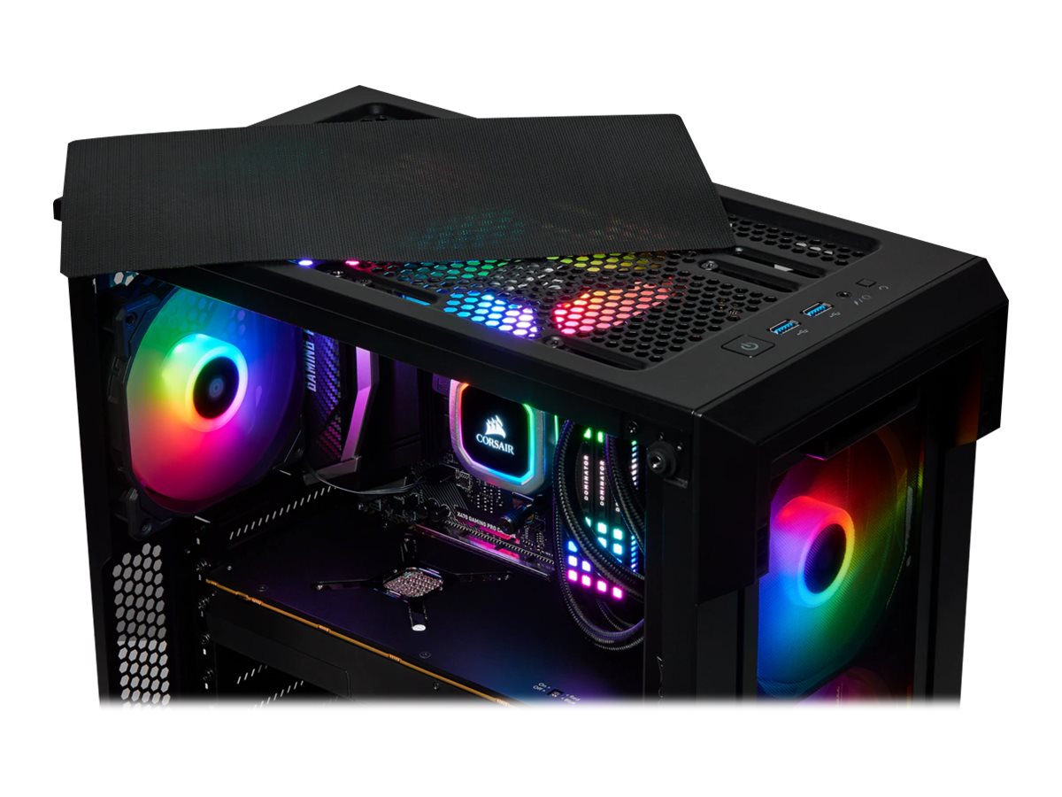 CORSAIR iCUE 220T RGB Airflow Tower ATX Svart