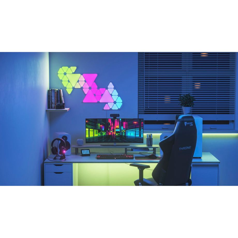 Nanoleaf Shapes Startpaket Trianglar Och Mini (32 Paneler)
