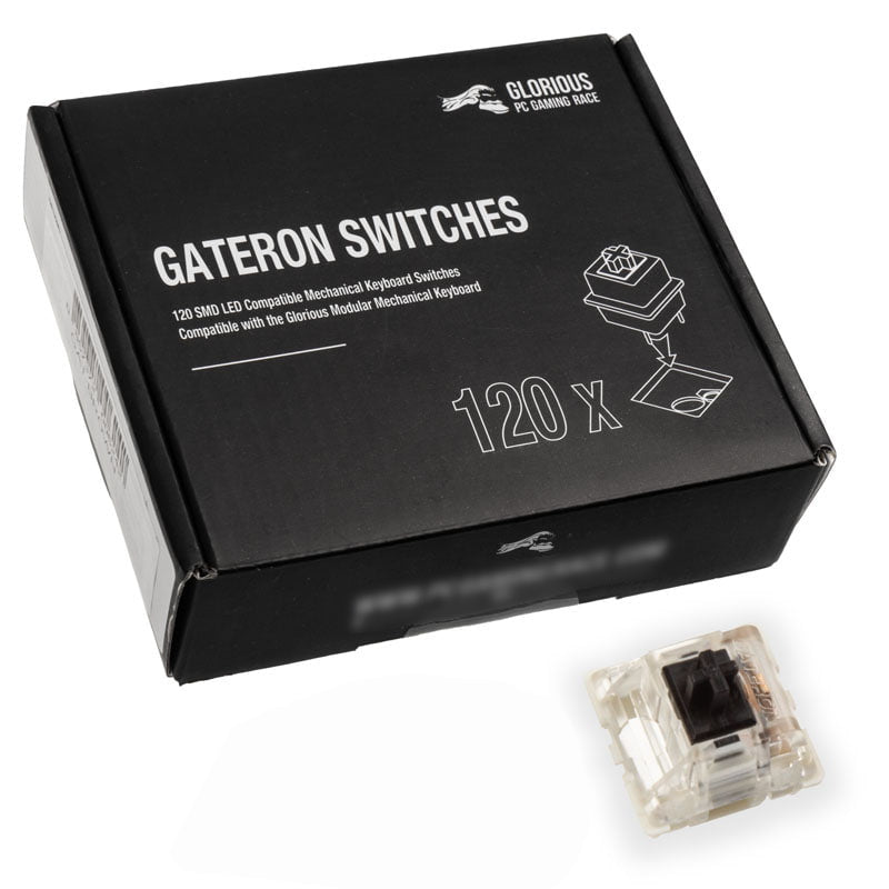 Glorious Gateron Black Switches (120 st)