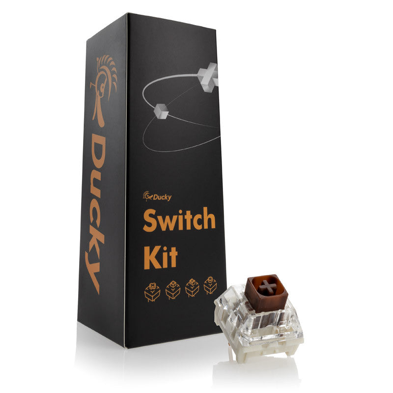 Ducky Switch Kit - Kailh Box Brun - 110 delar