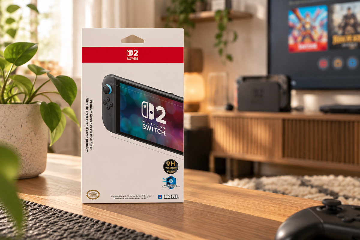Stemningsbillede – HORI Premium skærmbeskyttelse – Nintendo Switch 2