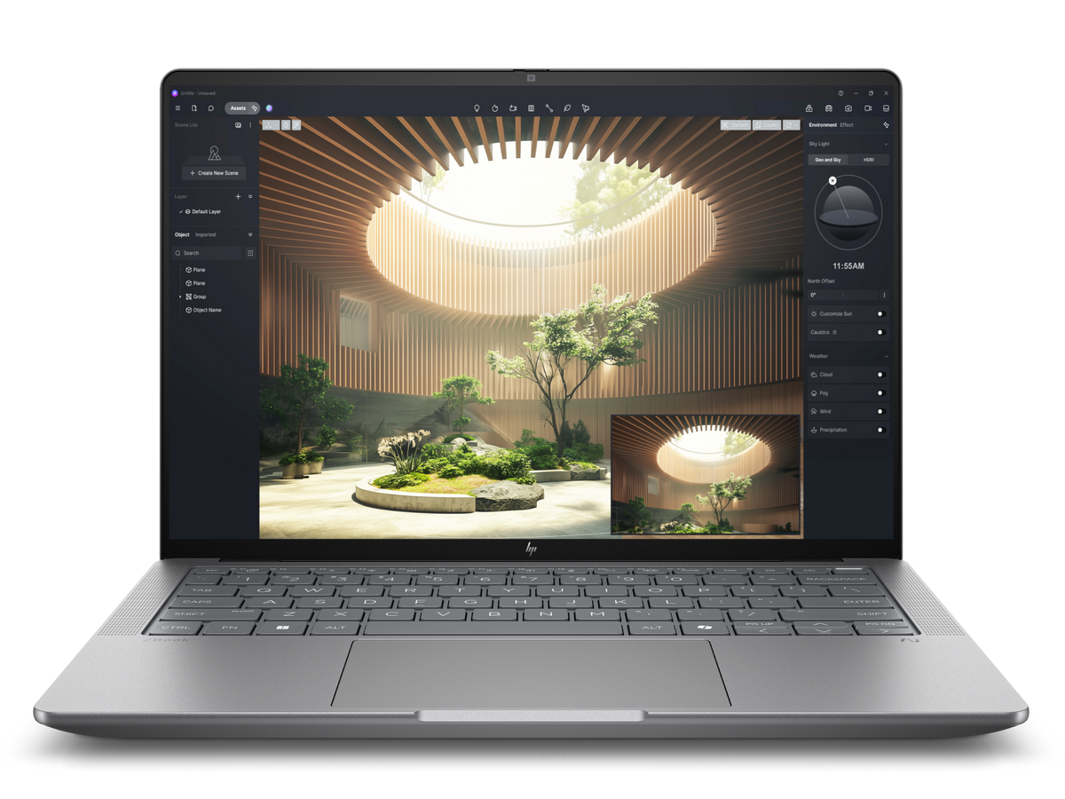HP ZBook Ultra 14 G1a A3ZQ2ET i Meteor Silver, set forfra