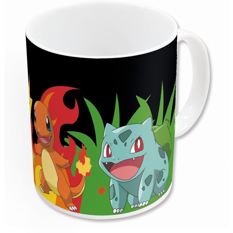 Färgskiftande mugg Squirtle - Pikachu - Charmander och Bulbasaur 325 ml