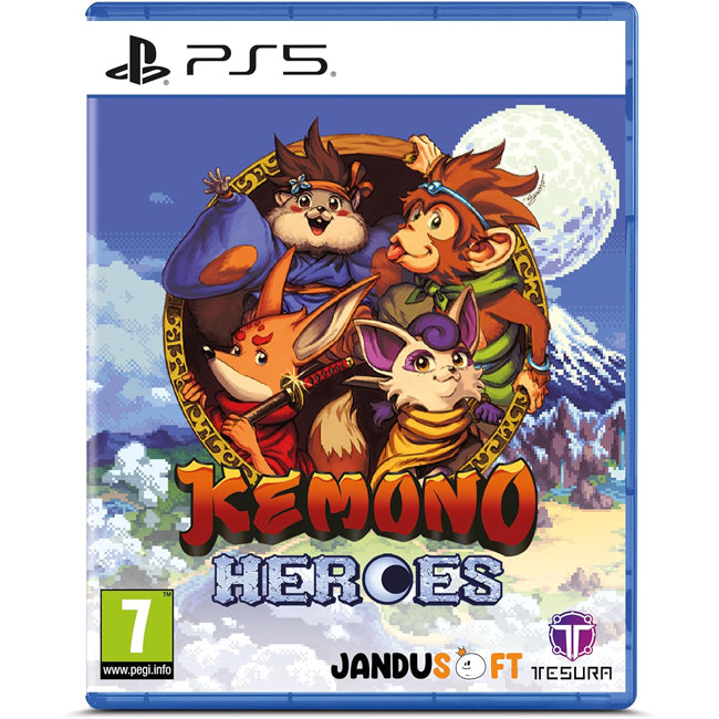 Kemono Heroes til PlayStation 5 – forside af spilcover