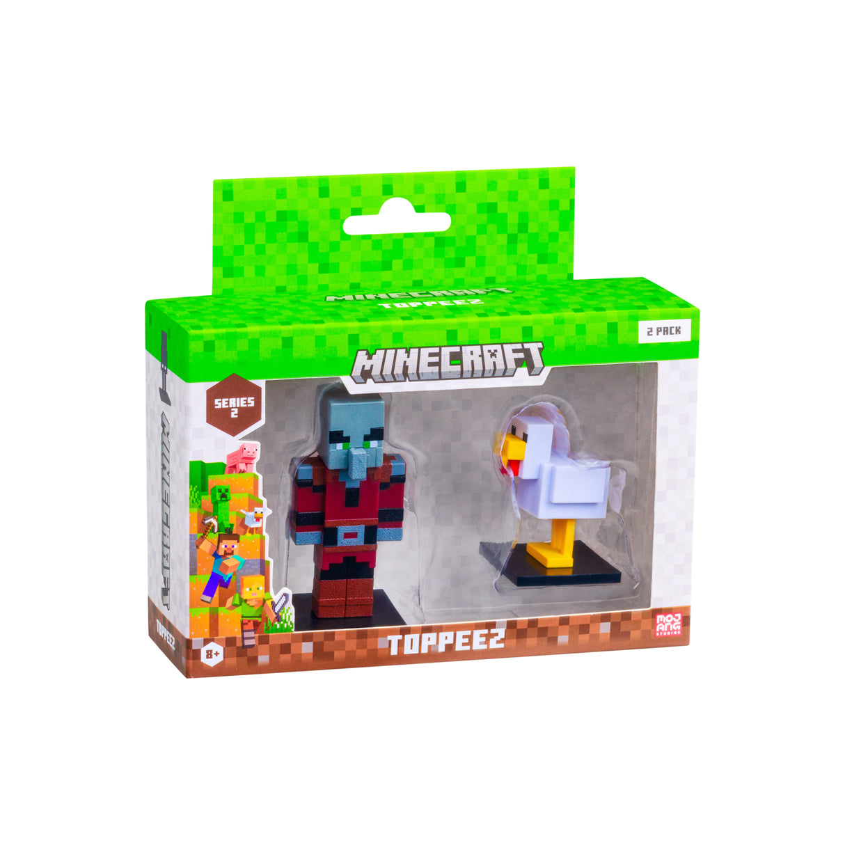 Minecraft - 3D 6 cm Figure 2 pack S2 - Illager and Chicken Minecraft